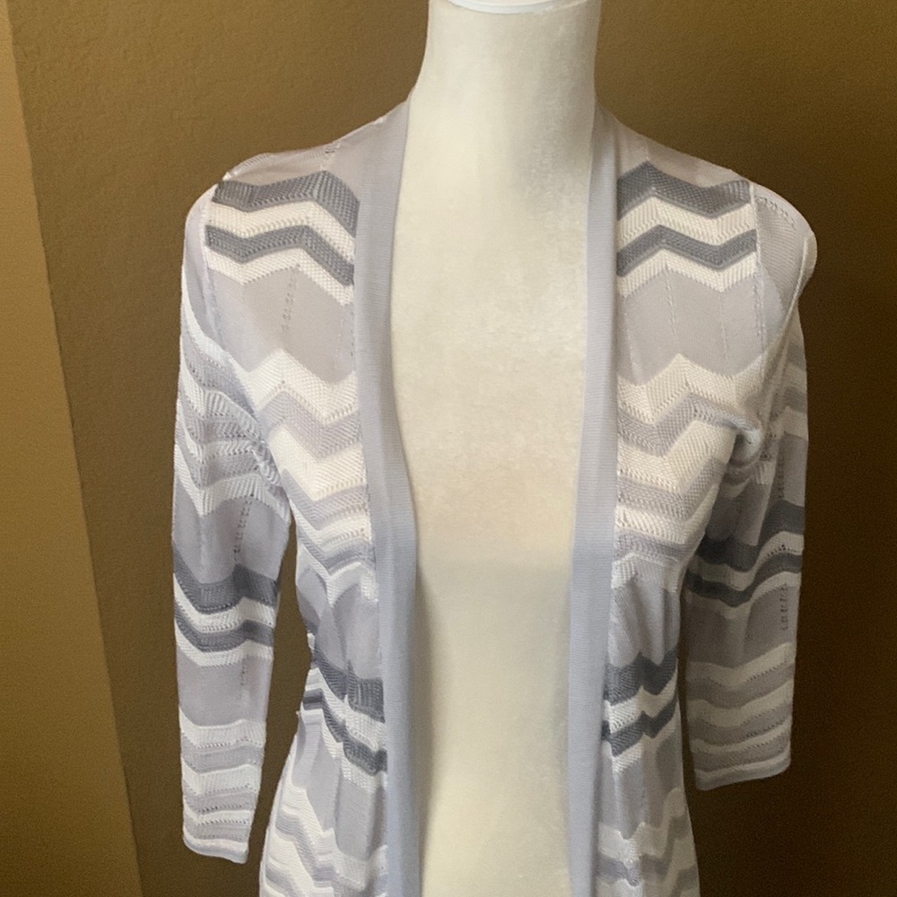 Like New Chicos long open front cardigan